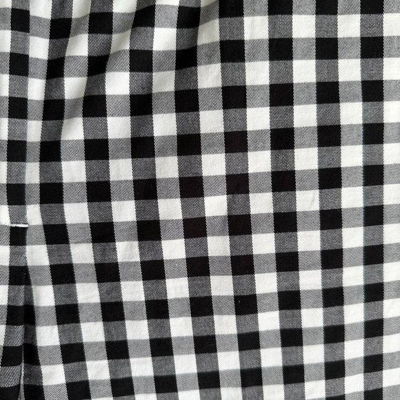 ANN TAYLOR Factory Signature Black & White Gingham Ladies Capri Trousers, 10 - Picture 5 of 6